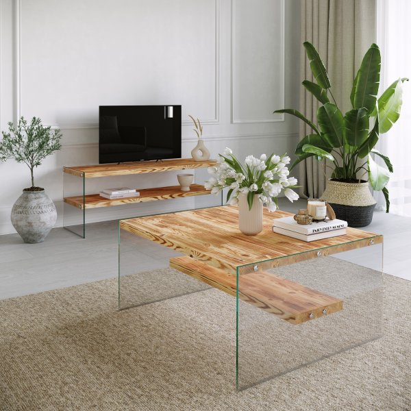 Niagara soffbord 75 x 75 cm - Ek Niagara soffbord 75 x 75 cm - Ek