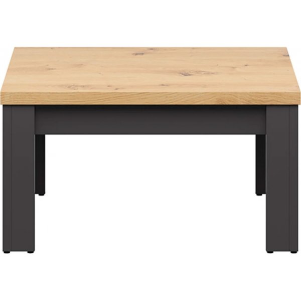 Table basse Hesen 75 x 75 cm - Graphite/chêne Table basse Hesen 75 x 75 cm - Graphite/chêne