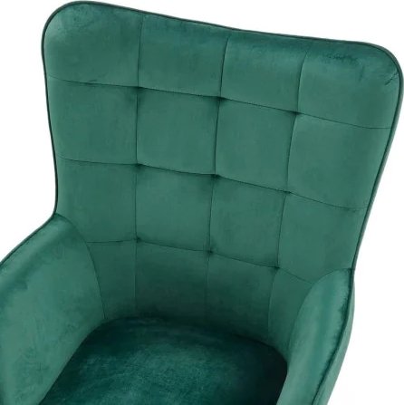 Fauteuil Ingeborg - Vert/noir