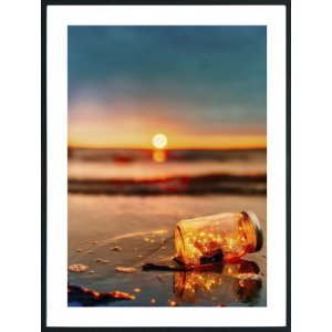 Posterworld - Motif Coucher de soleil - 50x70 cm