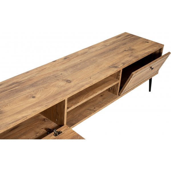 Brooklyn TV-bänk - Furu/svart Brooklyn TV-bänk - Furu/svart