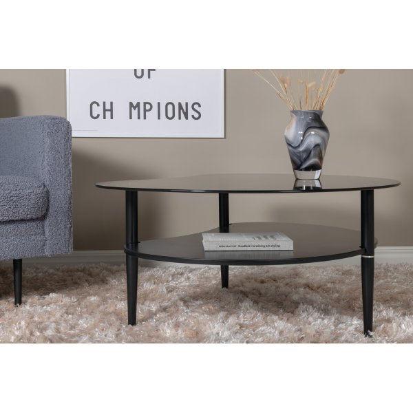 Egg bord 101 x 80 cm - Svart/Grå Egg bord 101 x 80 cm - Svart/Grå