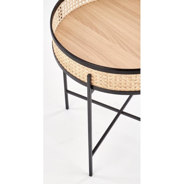 Sulawe salontafel Ø50 cm - Zwart Sulawe salontafel Ø50 cm - Zwart
