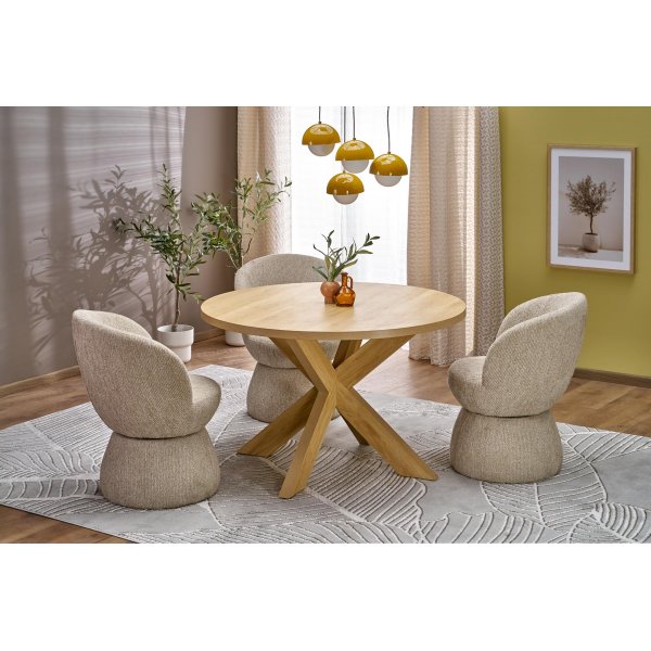 Matbord natur 120 cm