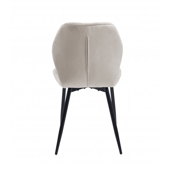 Santos matstol - Beige velvet Santos matstol - Beige velvet