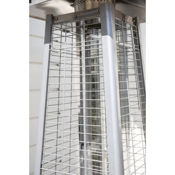 Terassvärmare 190 cm hög - Svart/Silver Terassvärmare 190 cm hög - Svart/Silver