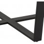 Amble runt matbord Ø110 cm - Svart/marmor