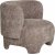 Fauteuil Nazare marron