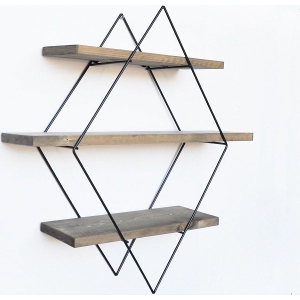 Walter wandplank 07 - Walnoot/zwart