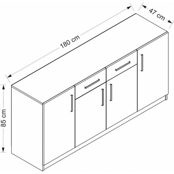 Buffet Cavolo - Blanc Buffet Cavolo - Blanc