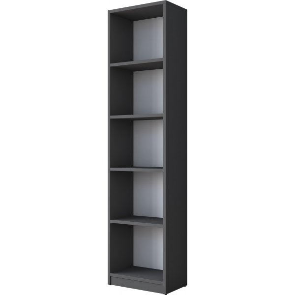 Bureau Hanna avec systme d\\\'tagres 15, 120 x 50 cm - Noyer/anthracite