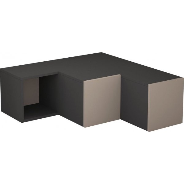 Banc multimédia compact - Anthracite/suède clair Banc multimédia compact - Anthracite/suède clair