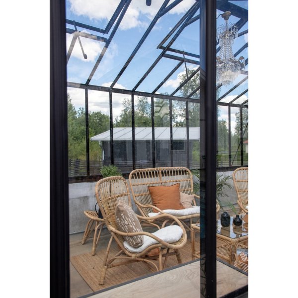 Groupe de canapés Ella - Rotin/écru Groupe de canapés Ella - Rotin/écru