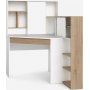 Function Plus skrivbord 138,4 x 101,6 x 141,1 cm - Vit/ek
