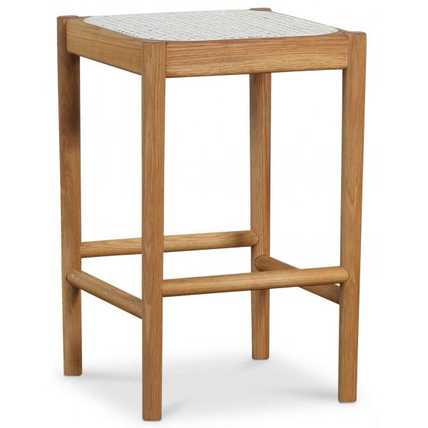Twin barpall - Oiled oak med rotting