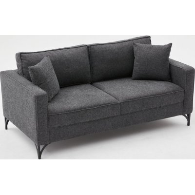 Berlin 2-sits soffa - Antracit/svart