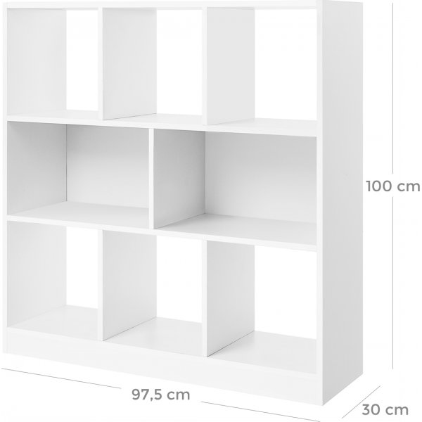 Bibliothque Johnny - Blanc