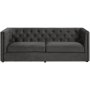 Chesterfield Milano 3-sits soffa i sammet - Gr