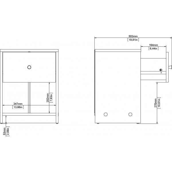 May sängbord - Kaffe May sängbord - Kaffe
