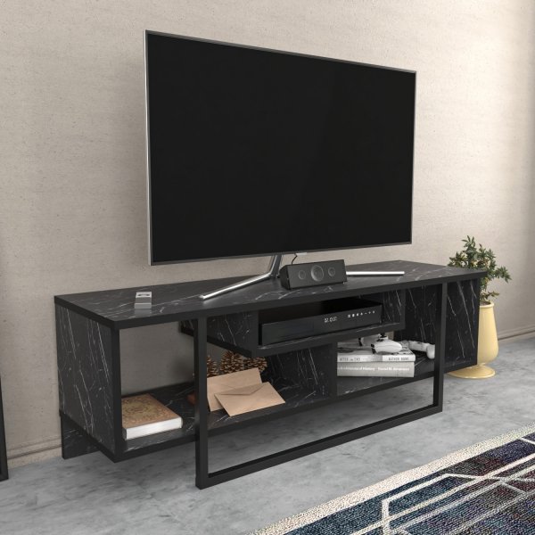 Banc multimdia Asal 120 cm - Noir