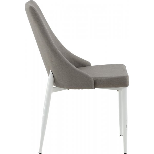 Chaise de salle  manger Laila - Gris/blanc