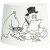 Sofia Moomin lampskrm - The Books - 25 cm