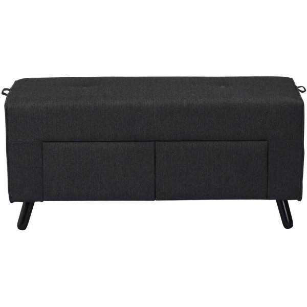 Valeria sittbänk - Mörkgrå/svart Valeria sittbänk - Mörkgrå/svart