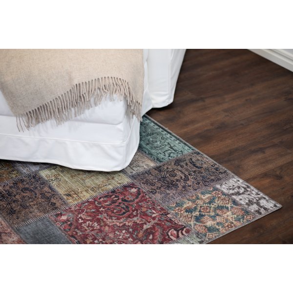 Patchwork patchwork vloerkleed Veelkleurig Patchwork patchwork vloerkleed Veelkleurig