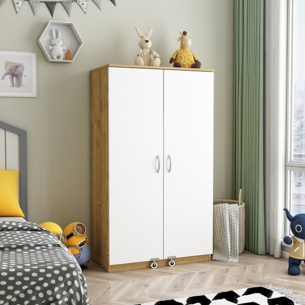 Paose garderob - Ek/vit Paose garderob - Ek/vit