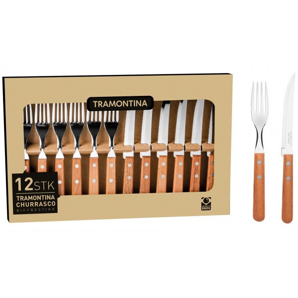 Tramontina Bestickset - Grillbestick 12 delar Tramontina Bestickset - Grillbestick 12 delar