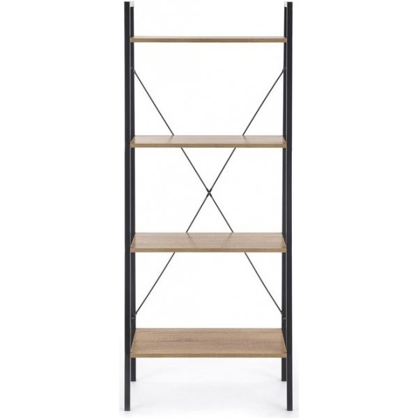 Bibliothèque Perlie - Chêne Sonoma/noir Bibliothèque Perlie - Chêne Sonoma/noir