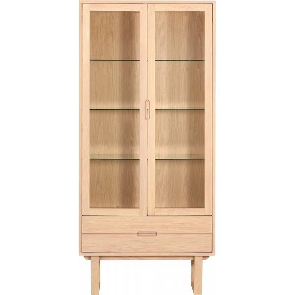 Tanum vitrinskp - Vitpigmenterad lackad ekfanr