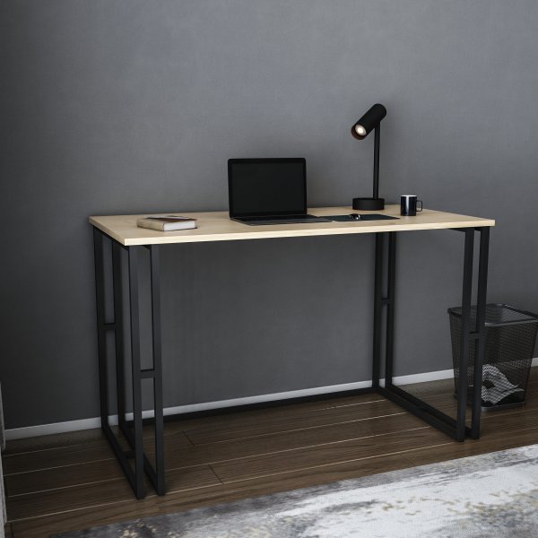 Bureau Kane 120 x 60 cm - Noir/chne