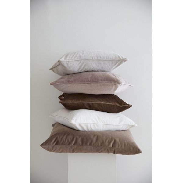 Elise kussenhoes - Wit fluweel