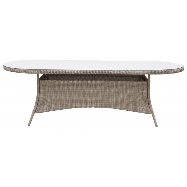 Matgrupp med 6 stolar och matbord 180 x 100 cm svart/natur - Menton/Pino