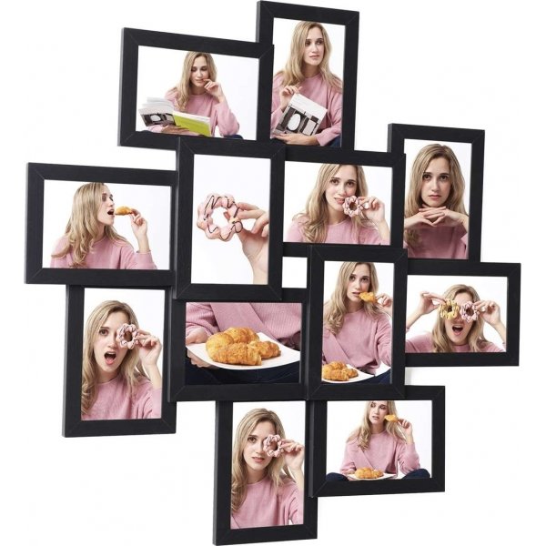 Indra fotoram - Svart