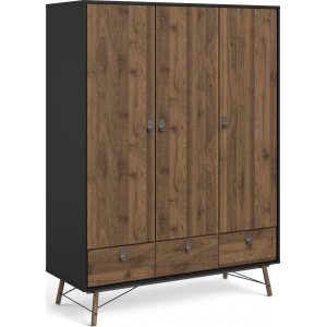 Armoire Ry - Noir/noyer