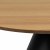 Table basse Soli 85 cm - Chne/noir