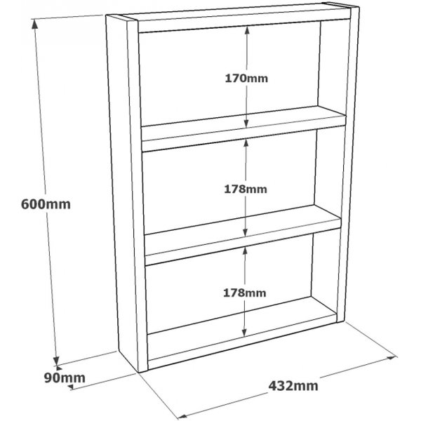 Pera vägghylla - Valnöt Pera vägghylla - Valnöt