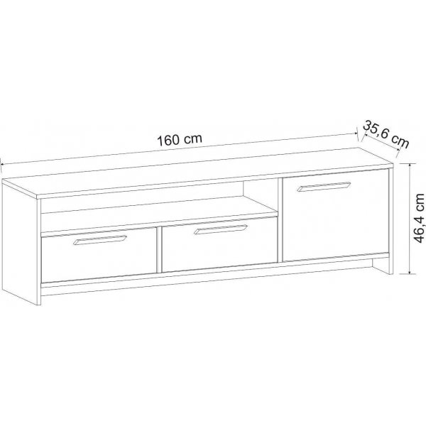 Banc multimdia Tyson - Chne/anthracite