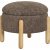 Pouf Medas - Boucl marron