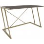 Adelaide skrivbord 114 x 60 cm - Guld/mrkgr