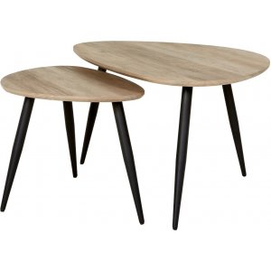 Smokey satsbord 90x60 | 60x40 cm - Gr�/svart