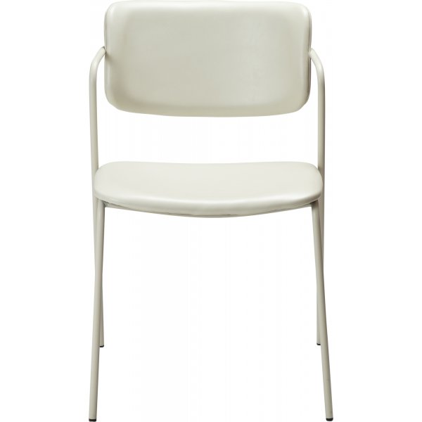 Chaise de salle à manger Zed - PU blanc Chaise de salle à manger Zed - PU blanc