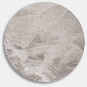 Plateau suprieur en marbre Diana argent 85 cm