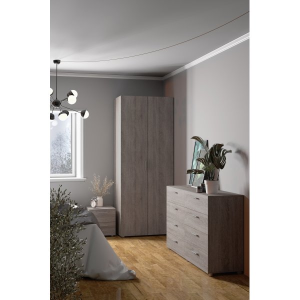 Pepe garderob med 2 drrar - Tryffel