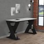 Bureau Papillon 140x60 cm - Blanc/anthracite