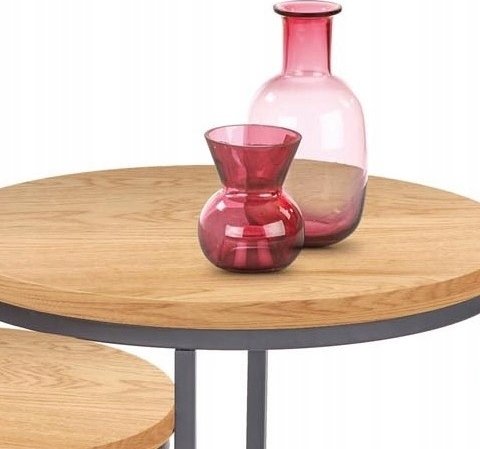 Table basse Tore Ø43/53 cm - Chêne Table basse Tore Ø43/53 cm - Chêne