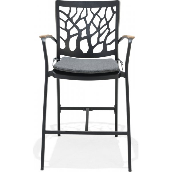 Portals lounge groep 5 - Zwart/teak Portals lounge groep 5 - Zwart/teak