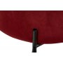 Khloe stol - Bordeaux sammet